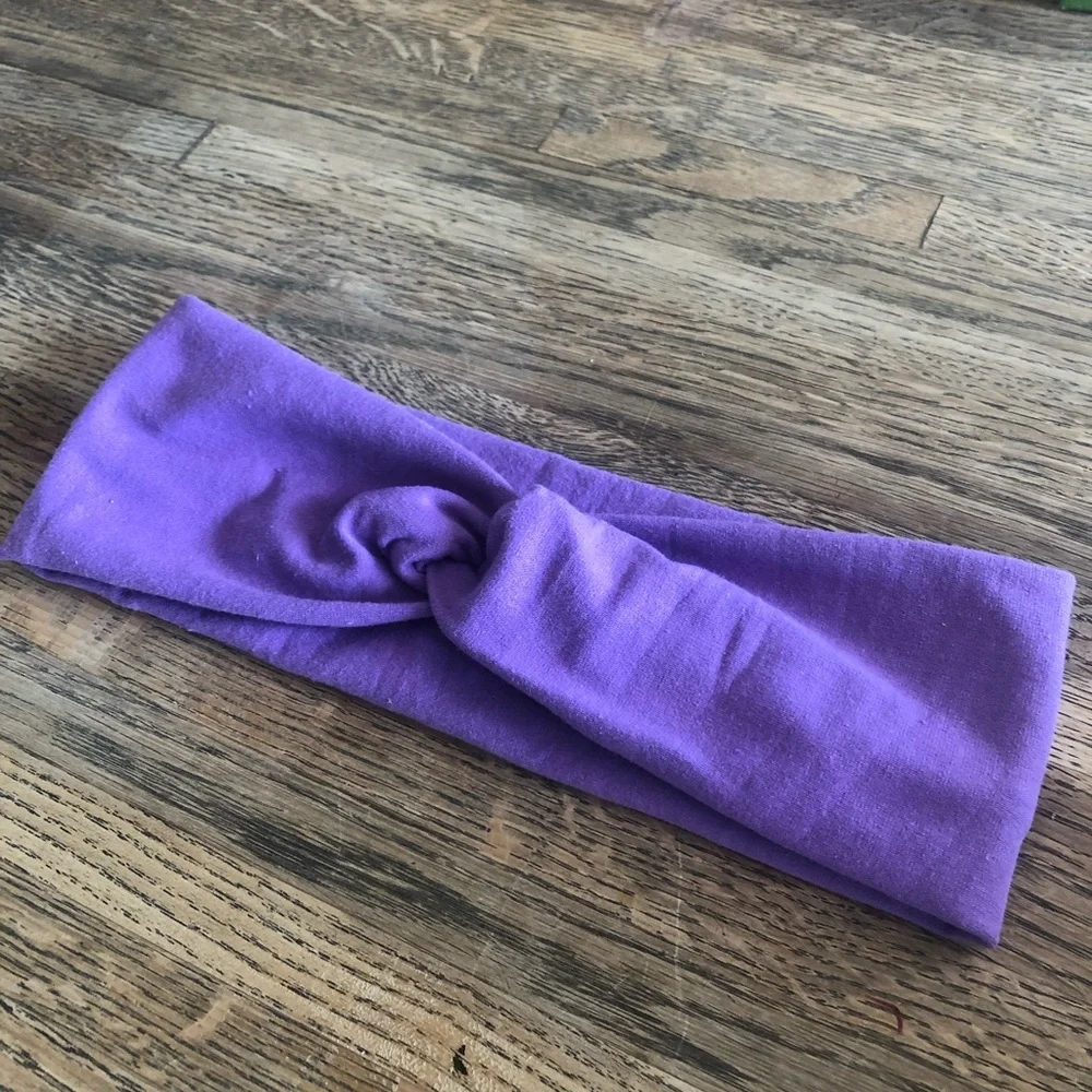 Purple Twist Headband NEW Handmade